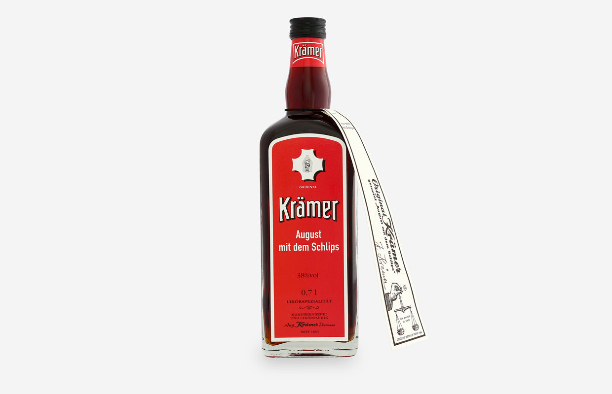 August Krämer mit dem Schlips